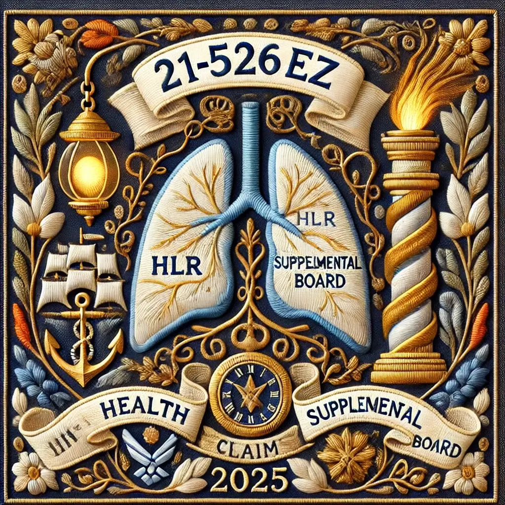 2025 VA Form 21-526EZ Mesothelioma: Claim Requirements + HLR vs Supplemental vs Board 3 VA Form 21-526EZ mesothelioma claim.